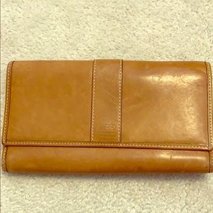 Coach leather wallet